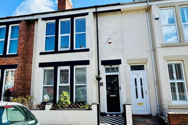 Thumbnail Terraced house for sale in Fern Avenue, Whitley Bay