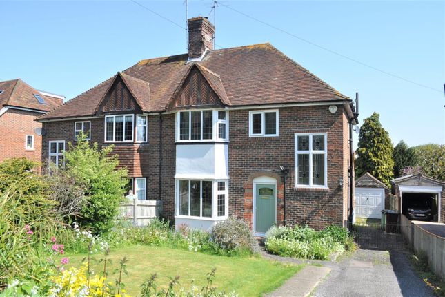 Thumbnail Semi-detached house for sale in Wish Hill, Willingdon Village, Eastbourne