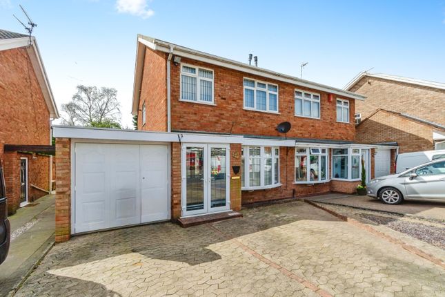 Thumbnail Semi-detached house for sale in Aberford Close, Willenhall, West Midlands