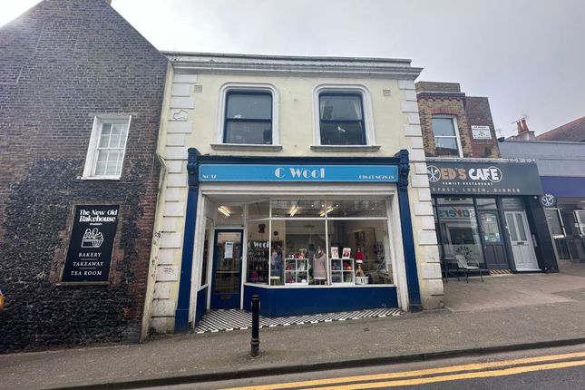 Retail premises to let in High Street, Broadstairs