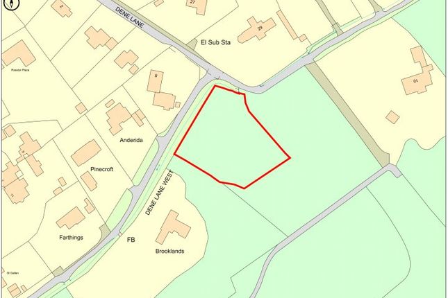 Land for sale in Dene Lane West, Lower Bourne, Farnham, Surrey