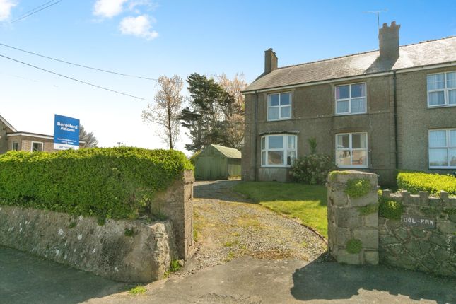 Semi-detached house for sale in Lon Groesffordd, Edern, Pwllheli, Gwynedd