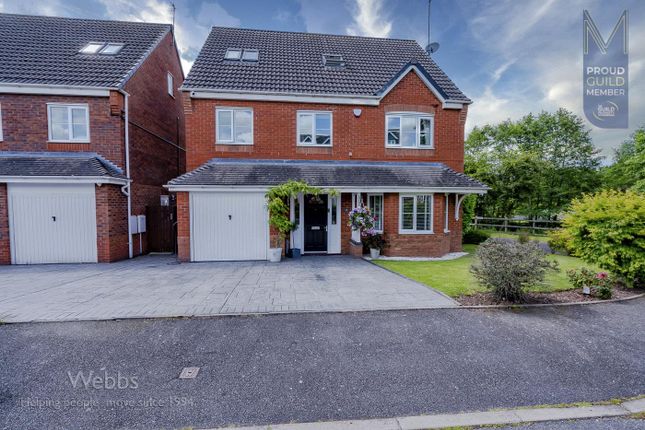 Thumbnail Detached house for sale in The Meadows, Cannock
