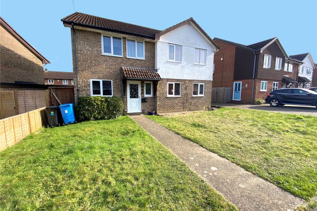 Thumbnail Semi-detached house for sale in Crusader Road, Bearwood, Bournemouth, Dorset