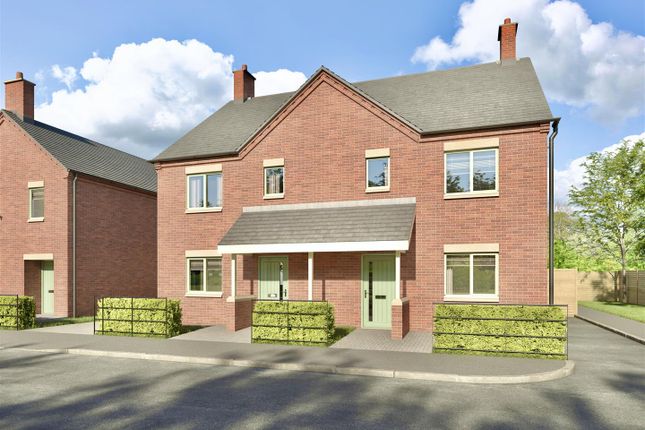 Thumbnail Semi-detached house for sale in King's Meadow, Leadenham, Lincoln
