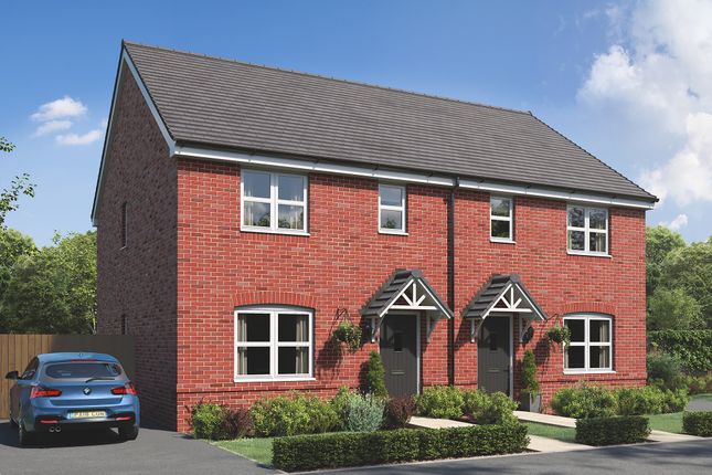 Thumbnail Semi-detached house for sale in "The Galloway" at Waterhouse Way, Peterborough