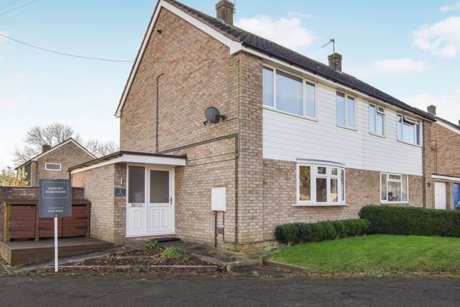 Thumbnail Semi-detached house for sale in West Close, Alconbury Weston, Huntingdon