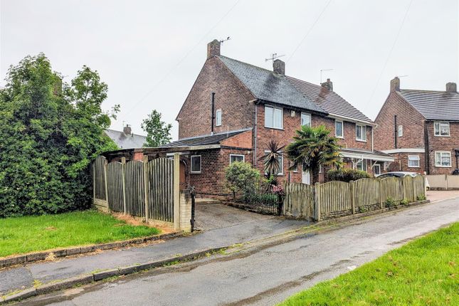 Semi-detached house for sale in Sutton Crescent, Inkersall, Chesterfield
