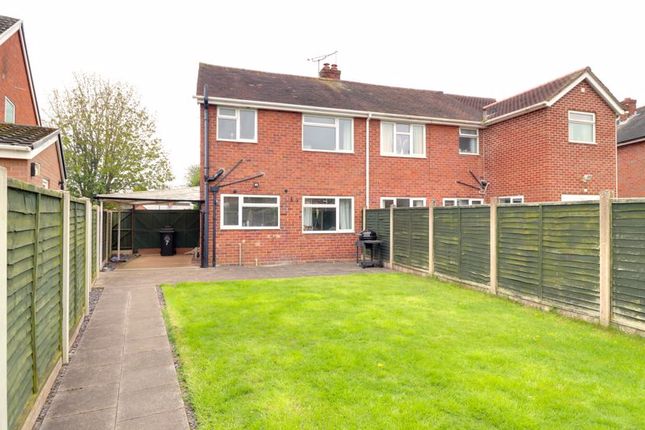 Semi-detached house for sale in Portland Drive, Market Drayton, Shropshire