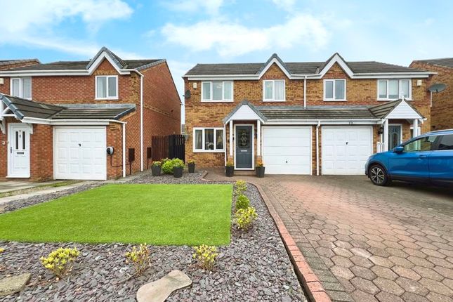 Thumbnail Semi-detached house for sale in Bede Close, Holystone, Newcastle Upon Tyne