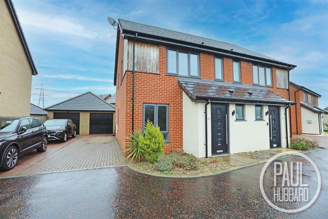 Thumbnail Semi-detached house for sale in Hobart Close, Oulton Broad