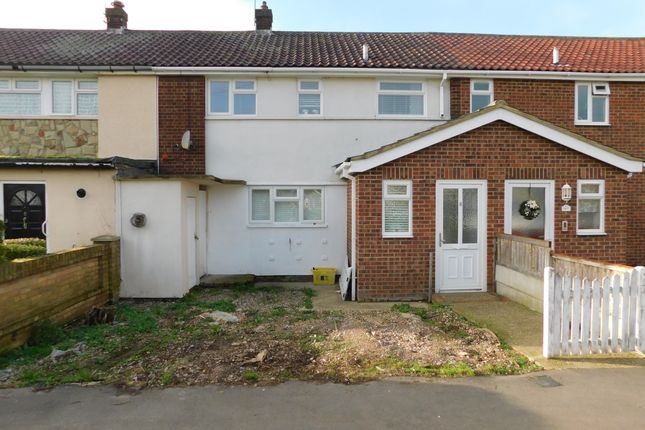 Thumbnail End terrace house to rent in Pine Close, Canvey Island