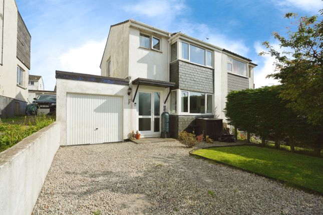 Thumbnail Semi-detached house for sale in Roman Drive, Bodmin, Cornwall