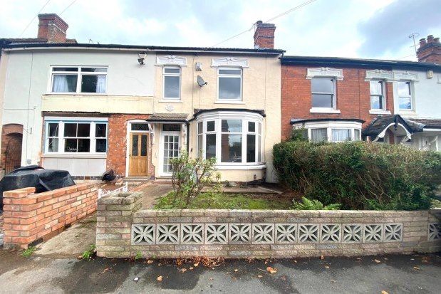 Thumbnail Terraced house to rent in Oxford Road, Birmingham