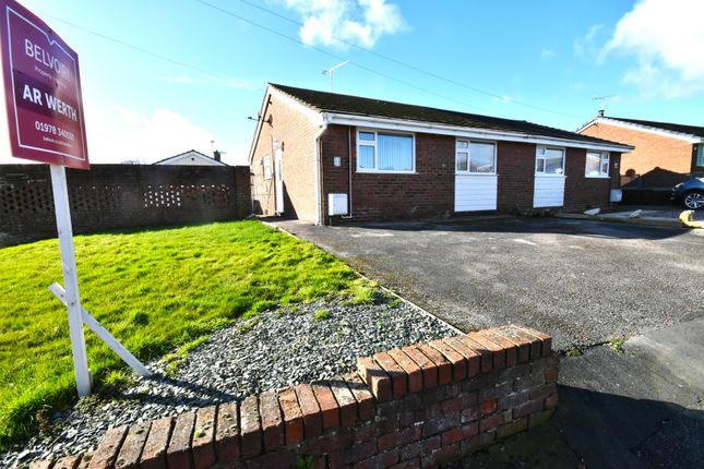 Thumbnail Semi-detached bungalow for sale in Maxwell Drive, Leeswood, Wrexham