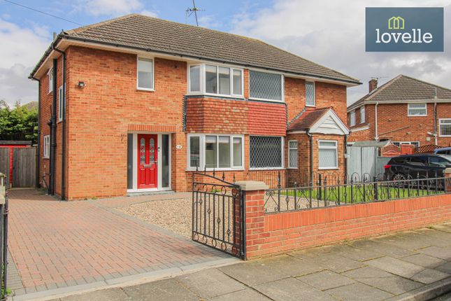 Thumbnail Semi-detached house for sale in Langdale Avenue, Scartho, Grimsby