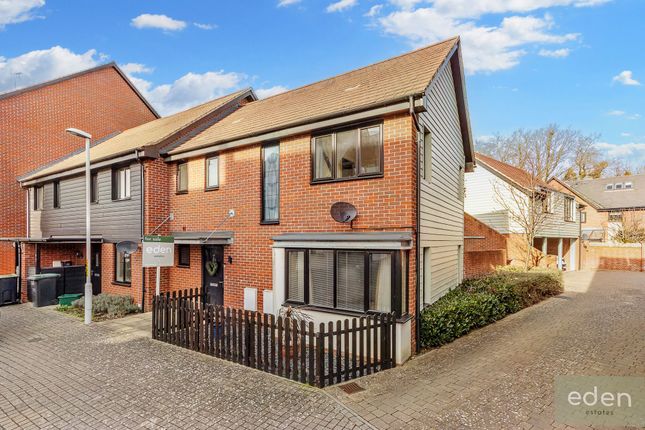 Thumbnail End terrace house for sale in Hawley Drive, Leybourne