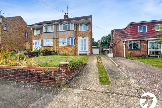 Semi-detached house for sale in Carlton Crescent, Chatham, Kent