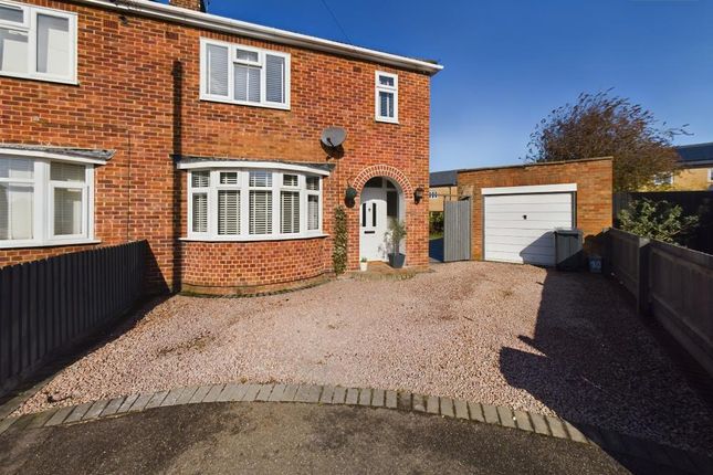 Thumbnail Semi-detached house for sale in Stuart Close, Stanground, Peterborough
