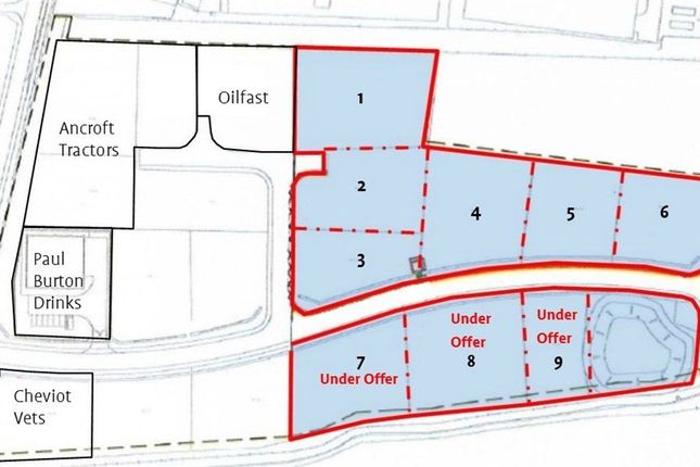 Land to rent in Pinnaclehill Industrial Estate, Kelso, Roxburghshire, Scottish Borders