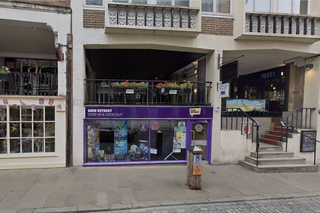 Retail premises to let in 27 Watergate Street, Chester