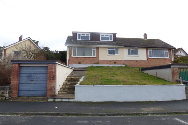 Thumbnail Semi-detached house to rent in West Mount, Newton Abbot