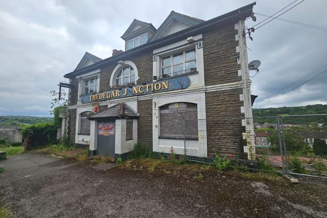 Thumbnail Land for sale in The Former Tredegar Junction Hotel, Commercial Street, Pontllanfraith, Caerphilly County Borough