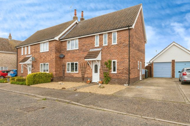 Semi-detached house for sale in Hamilton Close, Watton, Thetford, Norfolk