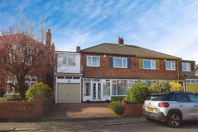 Semi-detached house for sale in Polwarth Road, Gosforth, Newcastle Upon Tyne