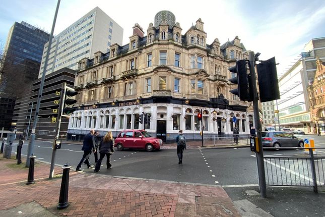 Retail premises to let in Corporation Street, Birmingham
