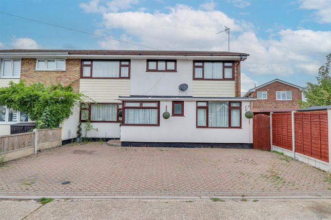 Thumbnail Semi-detached house for sale in Andyk Road, Canvey Island