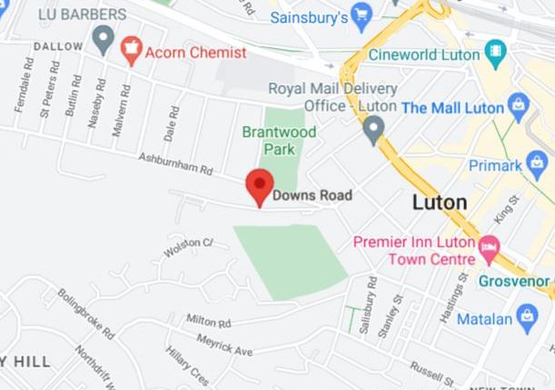Land for sale in Downs Road, Luton, Bedfordshire