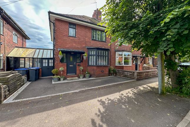 Thumbnail Semi-detached house for sale in Nab Hill Avenue, Leek, Staffordshire