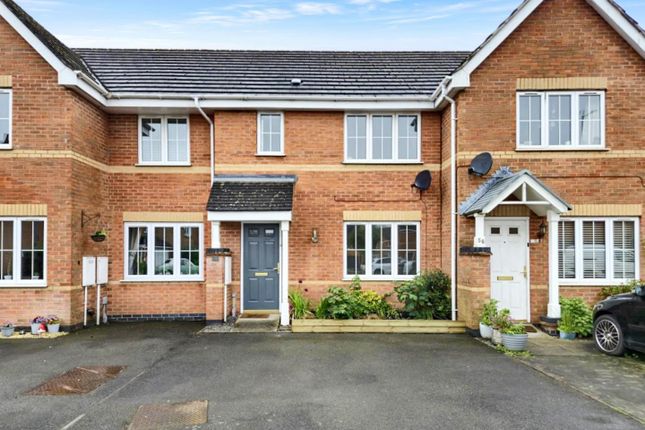 Thumbnail Town house for sale in Hampton Close, Coalville, Leicestershire