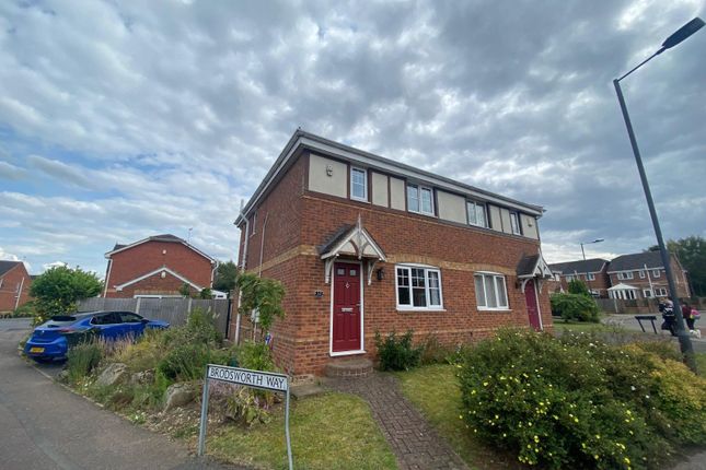 Thumbnail Semi-detached house to rent in Brodsworth Way, Rossington, Doncaster, South Yorkshire