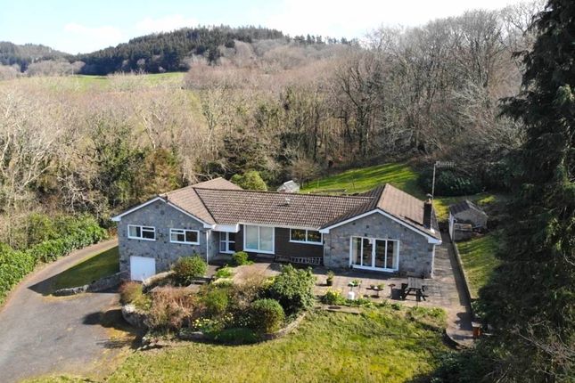 Thumbnail Detached bungalow for sale in Tre'r Ddol, Machynlleth