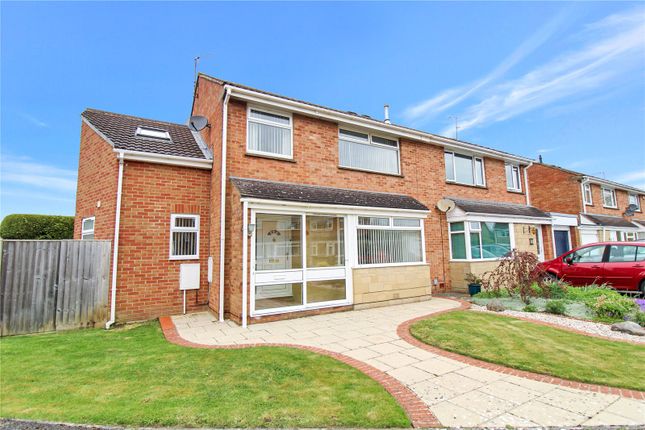 Thumbnail Semi-detached house for sale in Calder Close, Greenmeadow, Swindon