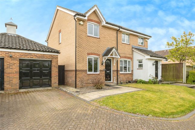 Semi-detached house for sale in Bannister Close, Attleborough, Norfolk