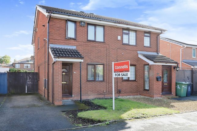 Thumbnail Semi-detached house for sale in Chatsworth Close, Willenhall