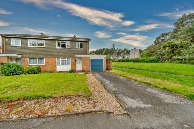 Thumbnail Semi-detached house for sale in Plantation Road, Hednesford, Cannock