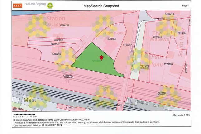 Thumbnail Land for sale in Stone Street, Stanford, Kent