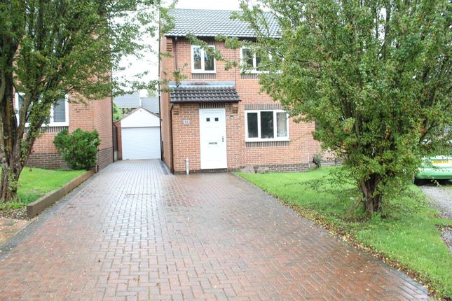 Semi-detached house for sale in Mill Holme, Broadmeadows, South Normanton, Derbyshire.