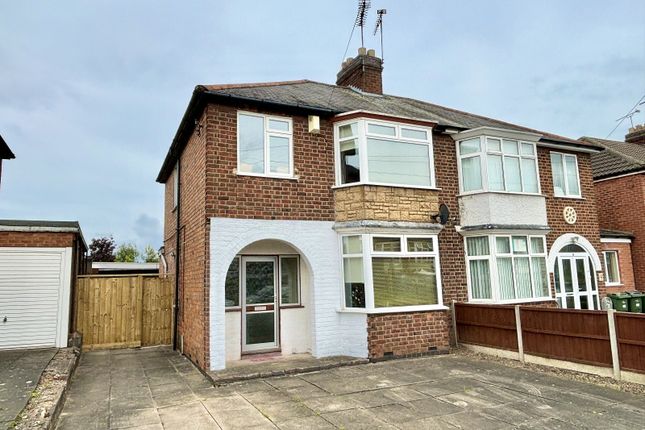Thumbnail Semi-detached house for sale in Una Avenue, Leicester, Leicestershire.