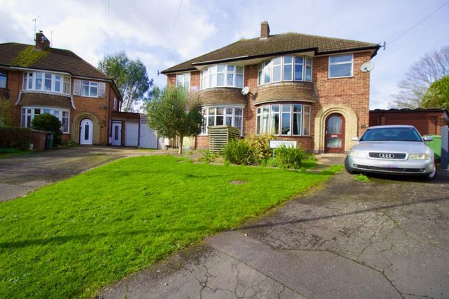 Thumbnail Semi-detached house for sale in Hawthorn Avenue, Birstall, Leicester