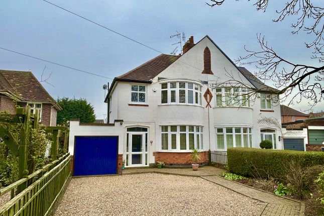 Semi-detached house for sale in Leicester Road, Glen Parva, Leicester, Leicestershire.