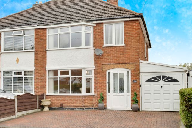 Thumbnail Semi-detached house for sale in Pennant Close, Leicester