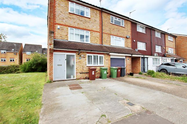 Thumbnail End terrace house for sale in Byron Avenue, Elstree, Borehamwood