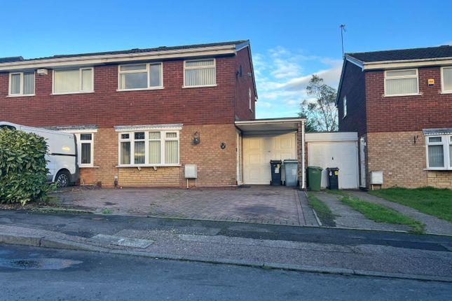 Thumbnail Semi-detached house to rent in Tenbury Close, Bentley, Walsall