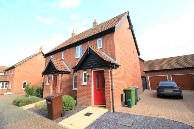 Thumbnail Semi-detached house to rent in Proudfoot Way, Norwich