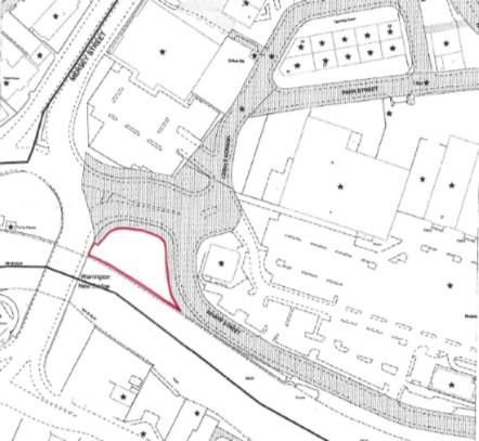 Land to let in Wharf Street Yard, Bridgefoot, Warrington, Cheshire